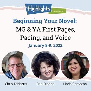 Beginning Your Novel: MG & YA First Pages, Pacing, & Voice
