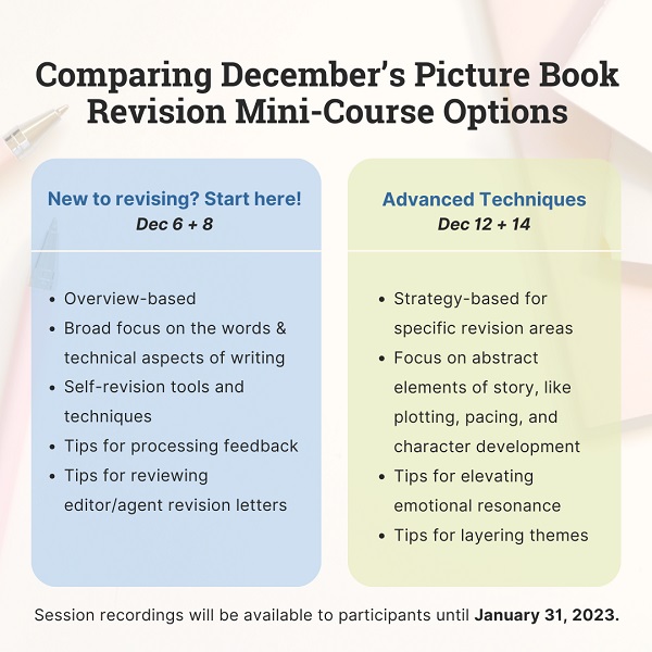 Comparing December's Picture Book Revision Options